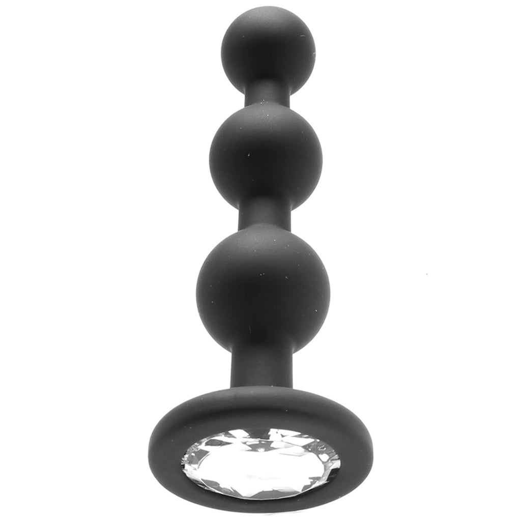Ouch! Silicone Beaded Diamond Butt Plug Anal Sex Toys > Butt Plugs - Tophatter Daily Deals
