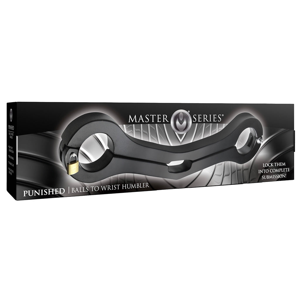 Master Series Punished Balls to Wrist Humbler Bondage and Fetish > Restraints - Tophatter Daily Deals