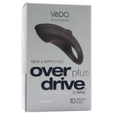 Over Drive Plus Rechargeable C-Ring in Just Black - Tophatter's Adult Products Cock Rings - Tophatter Daily Deals