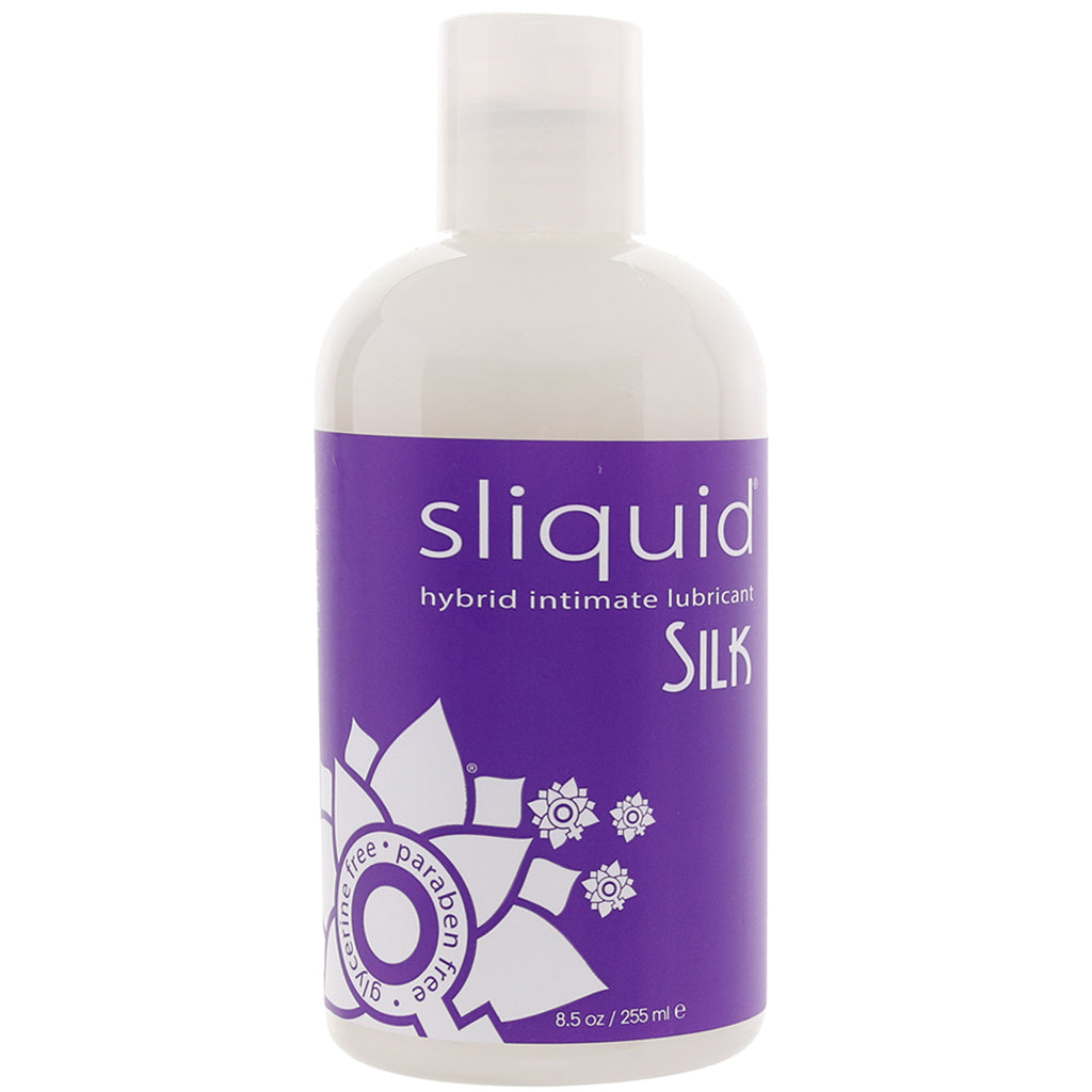 Silk Hybrid Intimate Lubricant in 8.5oz/255ml - Tophatter's Adult Products Lubes and Lotions > Hybrid Lubricants - Tophatter Daily Deals
