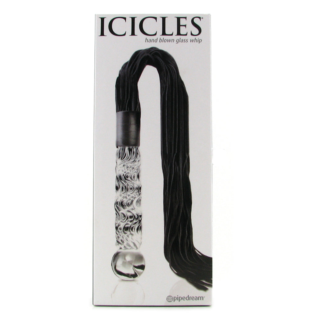 Icicles No. 38 Hand Blown Glass Whip - Tophatter's Adult Products Dildo Sex Toys > Pyrex Glass Dildos - Tophatter Daily Deals