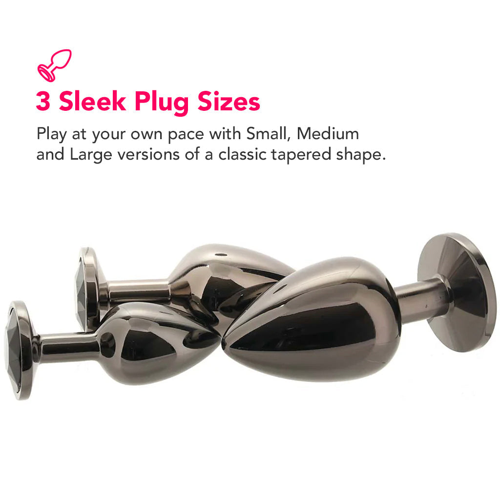 Black Gem Anal Plug Set Anal Sex Toys > Butt Plugs - Tophatter Daily Deals