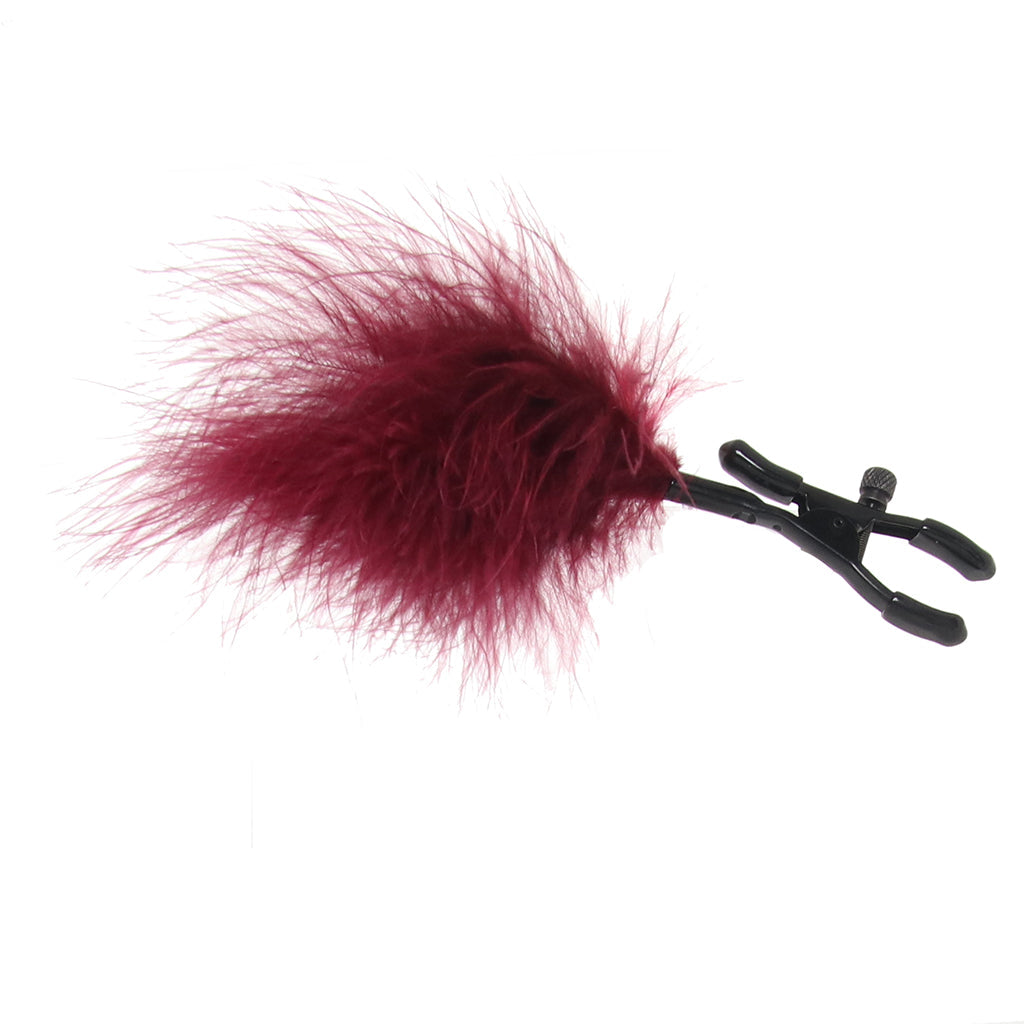 Enchanted Feathered Nipple Clamps Bondage and Fetish > Nipple Stimulators & Clamps - Tophatter Daily Deals