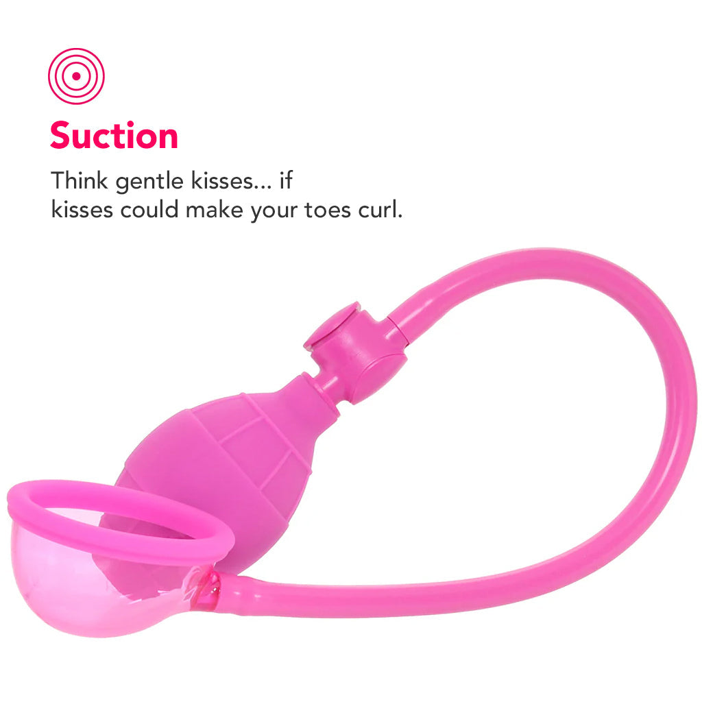 PinkCherry Mini Silicone Clitoral Pump in Pink Vibrators > Clitoral Suction & Stimulation - Tophatter Daily Deals