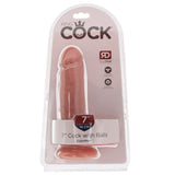 King Cock 7 Inch Cock with Balls in Flesh Dildo Sex Toys > Realistic Dildos - Tophatter Daily Deals