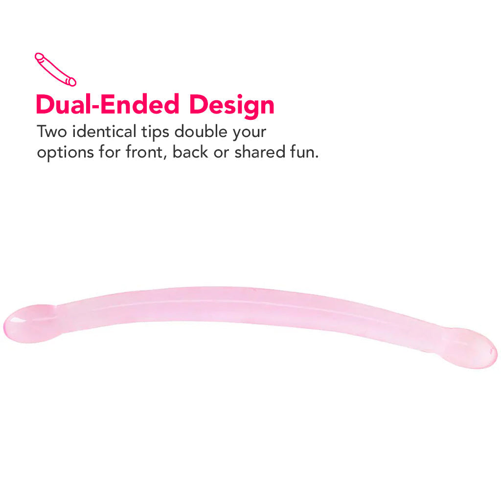 RealRock 17 Inch Double Ended Dildo in Pink Dildo Sex Toys > Double Ended Dildos - Tophatter Daily Deals