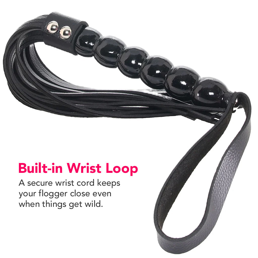 Fetish Fantasy Beaded Cat-O-Nine Tails Bondage and Fetish > Whips and Crops - Tophatter Daily Deals