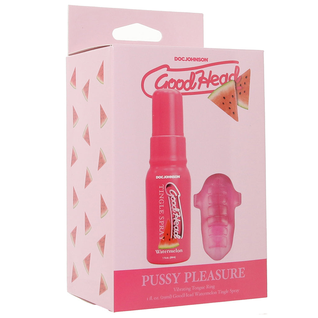 GoodHead Pussy Pleasure Party Kit in Watermelon Sex Toy Kits and Collections - Tophatter Daily Deals