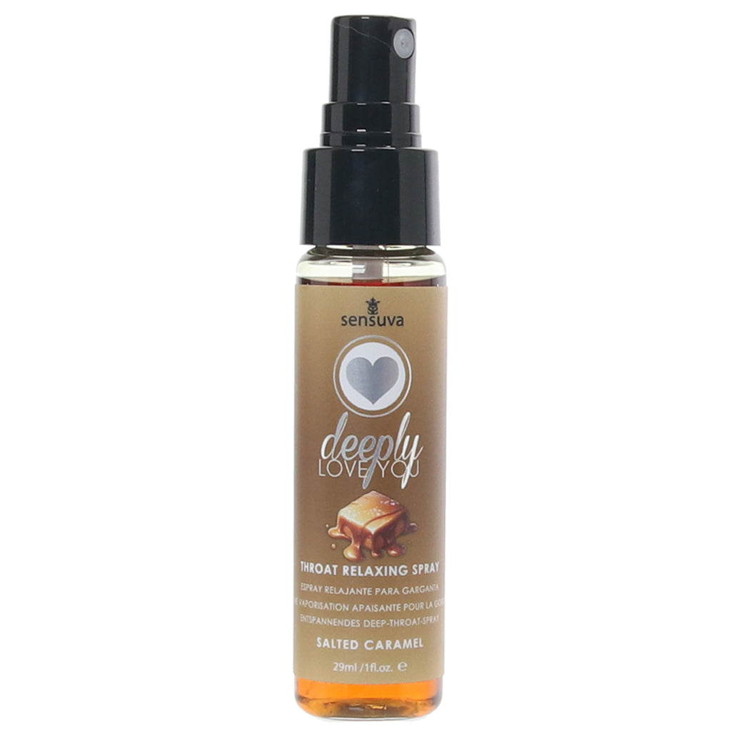 Deeply Love You Throat Relaxing Spray 1oz in Salted Caramel - Tophatter's Adult Products Lubes and Lotions > Female Enhancement - Tophatter Daily Deals