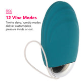 Oval Office Egg Vibe with Remote in Teal Vibrators > Bullet and Egg Vibrators - Tophatter Daily Deals