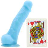 Firefly 5 Inch Pleasures Glowing Silicone Dildo in Blue - Tophatter's Adult Products Dildo Sex Toys > Realistic Dildos - Tophatter Daily Deals