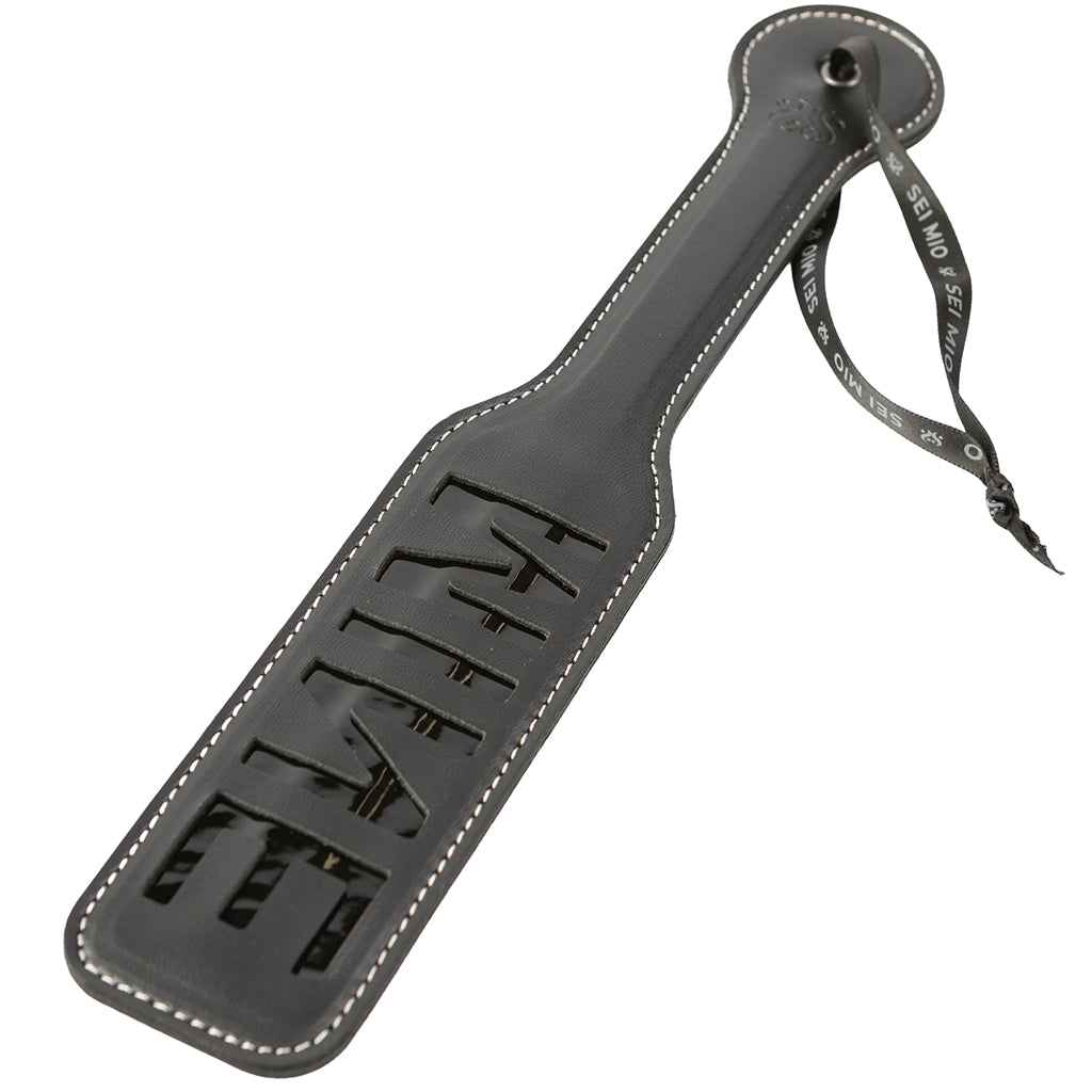 Sei Mio You're All Mine Impression Paddle - Tophatter's Adult Sex Toys Online Bondage and Fetish > Whips and Crops - Tophatter Daily Deals