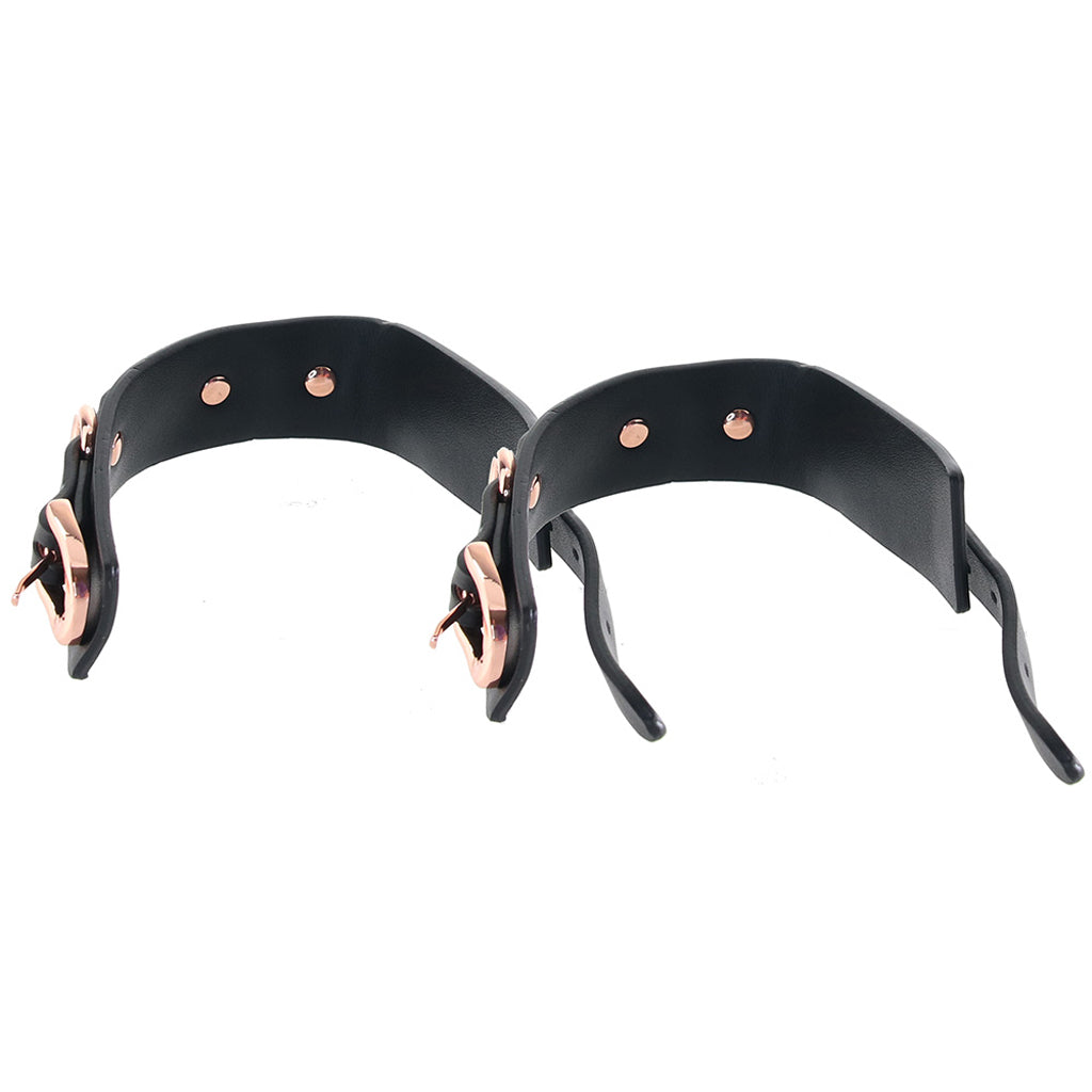 Bondage Couture Ankle Cuffs in Rose Gold - Tophatter's Adult Sex Toys Online Bondage and Fetish > Wrist and Ankle Cuffs - Tophatter Daily Deals