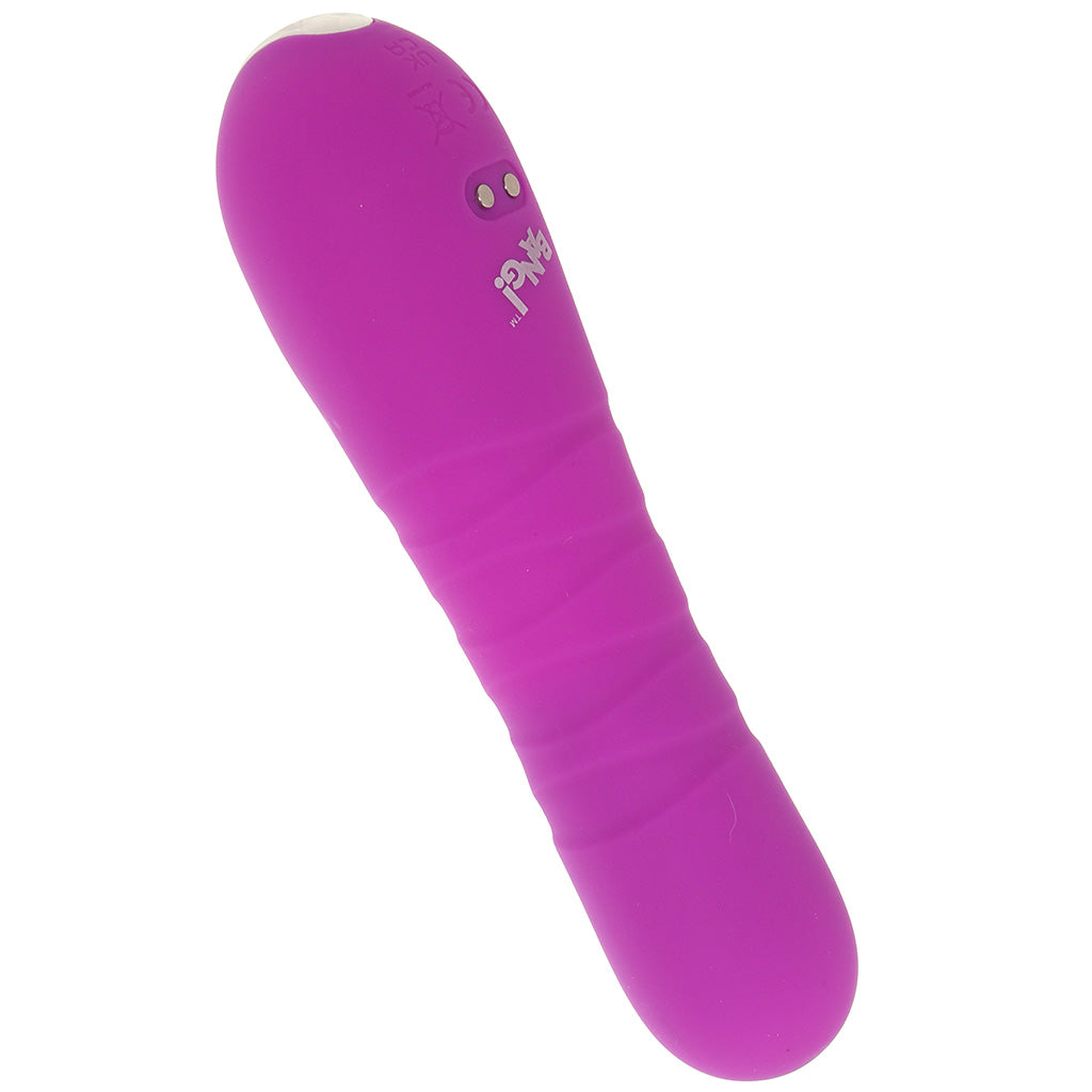 Bang! Thrusting Silicone Vibe in Purple Vibrators > G-Spot Vibrators - Tophatter Daily Deals