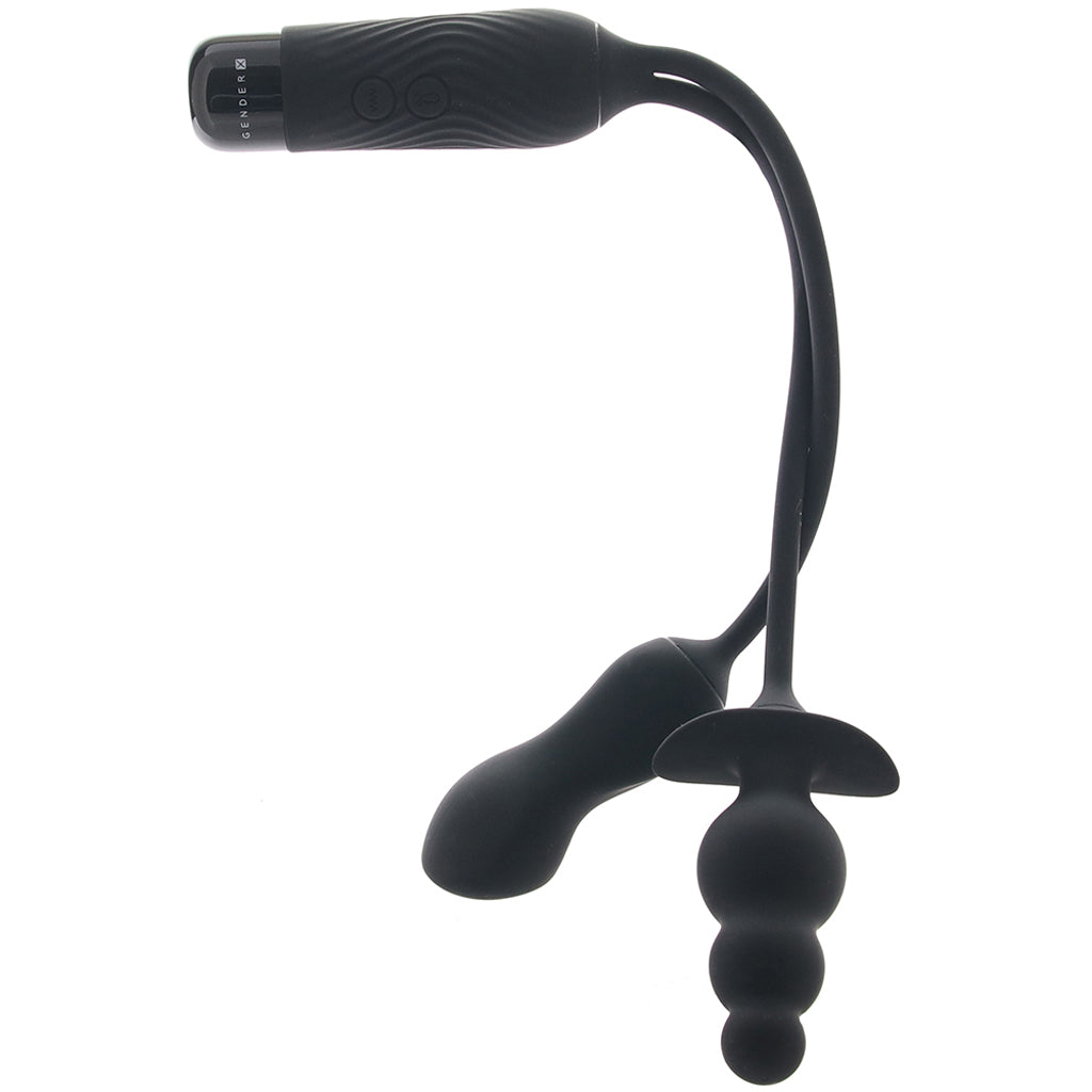 Gender X Double My Pleasure Egg and Plug Vibe Vibrators > Bullet and Egg Vibrators - Tophatter Daily Deals