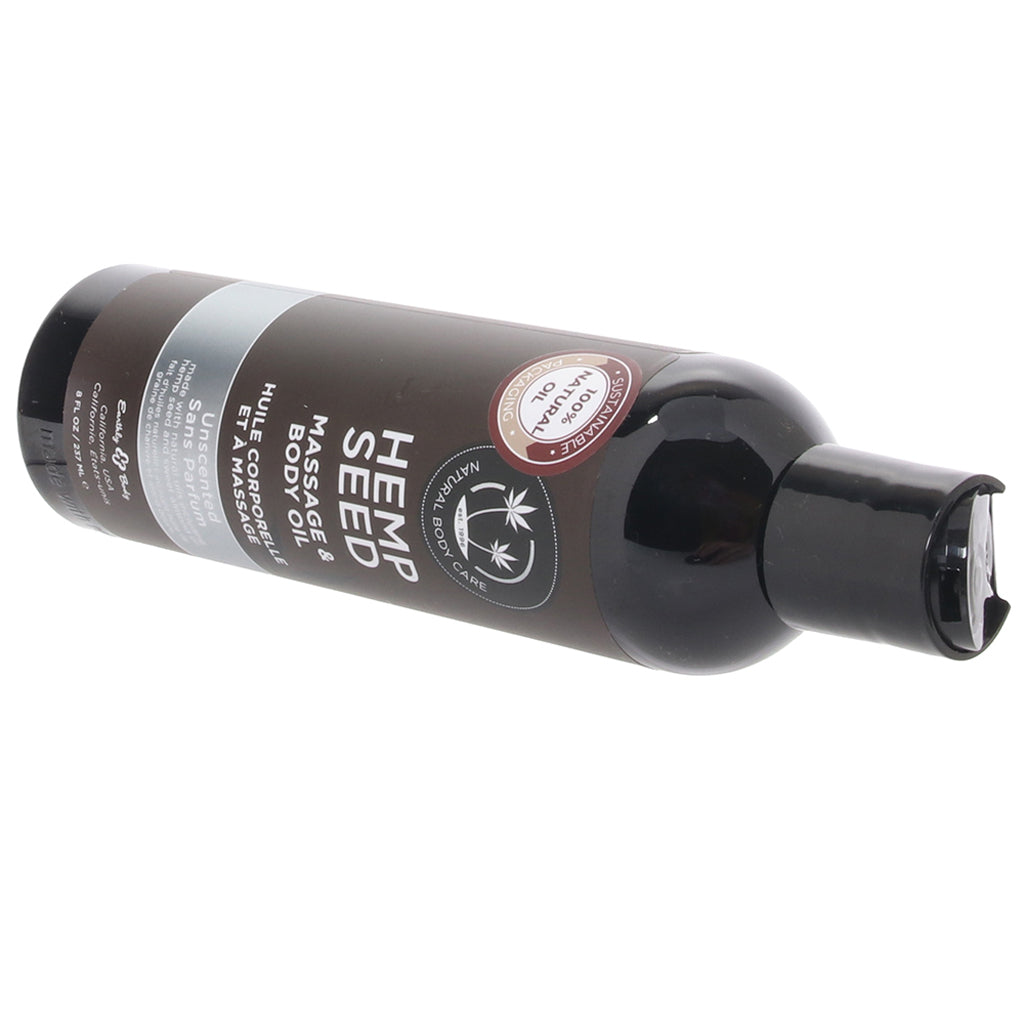 Hemp Seed Massage Oil 8oz/236ml in Unscented - Tophatter's Adult Products Sensual Love > Massage - Tophatter Daily Deals