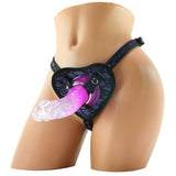 Heart-Throb Deluxe Harness Kit & Curved Dildo in Purple Dildo Sex Toys > Strap-On and Harnesses - Tophatter Daily Deals