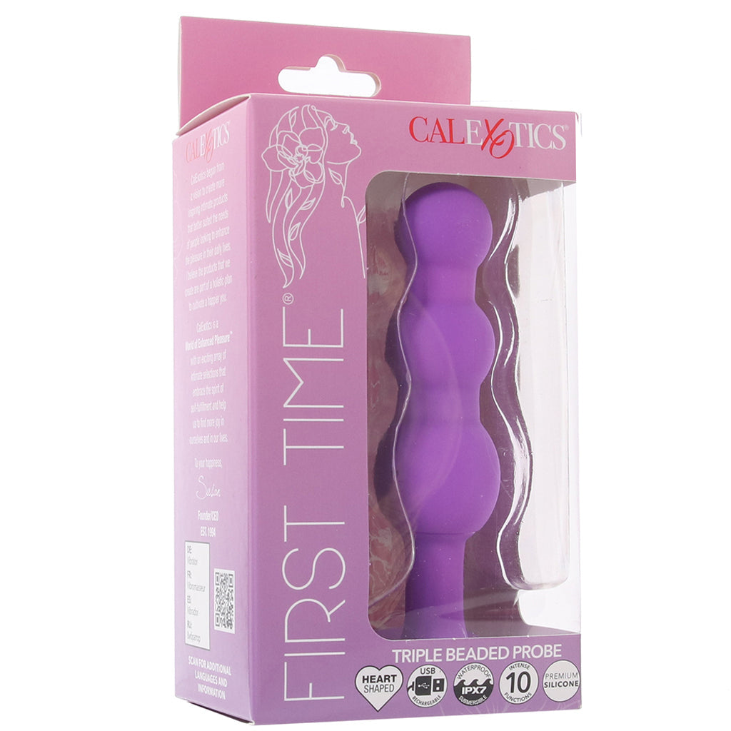First Time Triple Beaded Probe Anal Sex Toys > Anal Vibrators - Tophatter Daily Deals