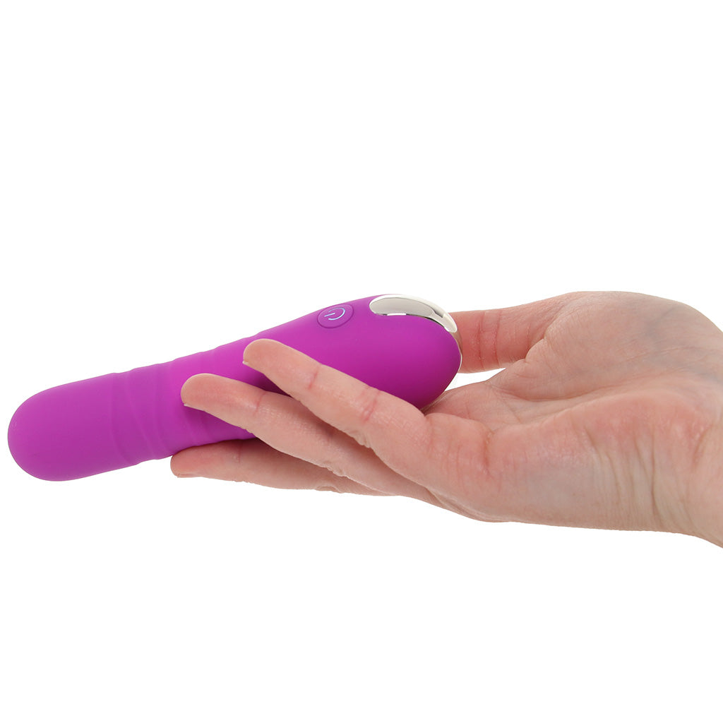 Bang! Thrusting Silicone Vibe in Purple Vibrators > G-Spot Vibrators - Tophatter Daily Deals