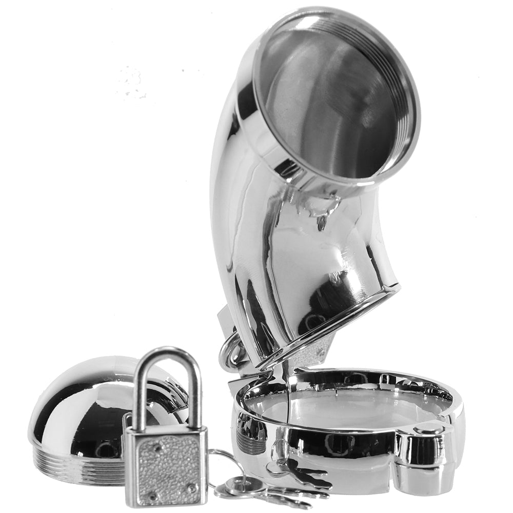 Blue Line Total Submission Cock Cage - Tophatter's Adult Sex Toys Online Bondage and Fetish > Cock and Ball Devices - Tophatter Daily Deals