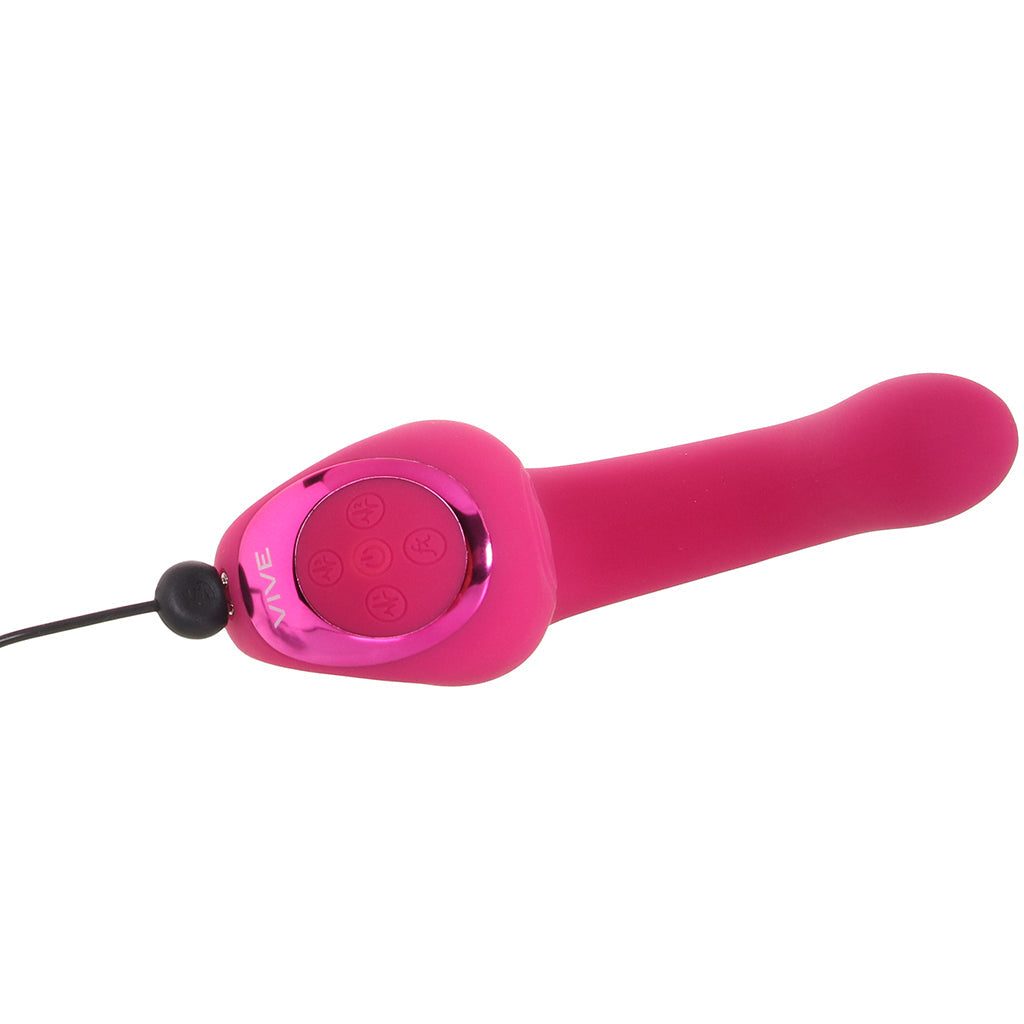 Riko Triple Thumping Finger Motion Vibe in Pink Vibrators > G-Spot Vibrators - Tophatter Daily Deals