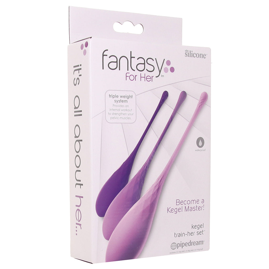 Fantasy For Her Kegel Train-Her Set in Purple Kegel, Ben Wa and Pelvic Health Tools - Tophatter Daily Deals