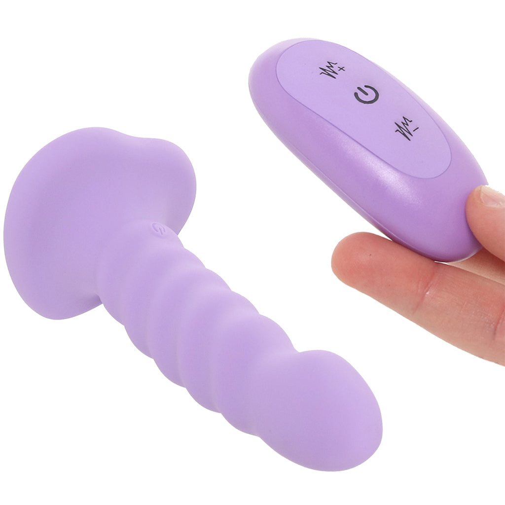 Colours 5 Inch Ribbed Remote Vibe in Purple Vibrators > G-Spot Vibrators - Tophatter Daily Deals