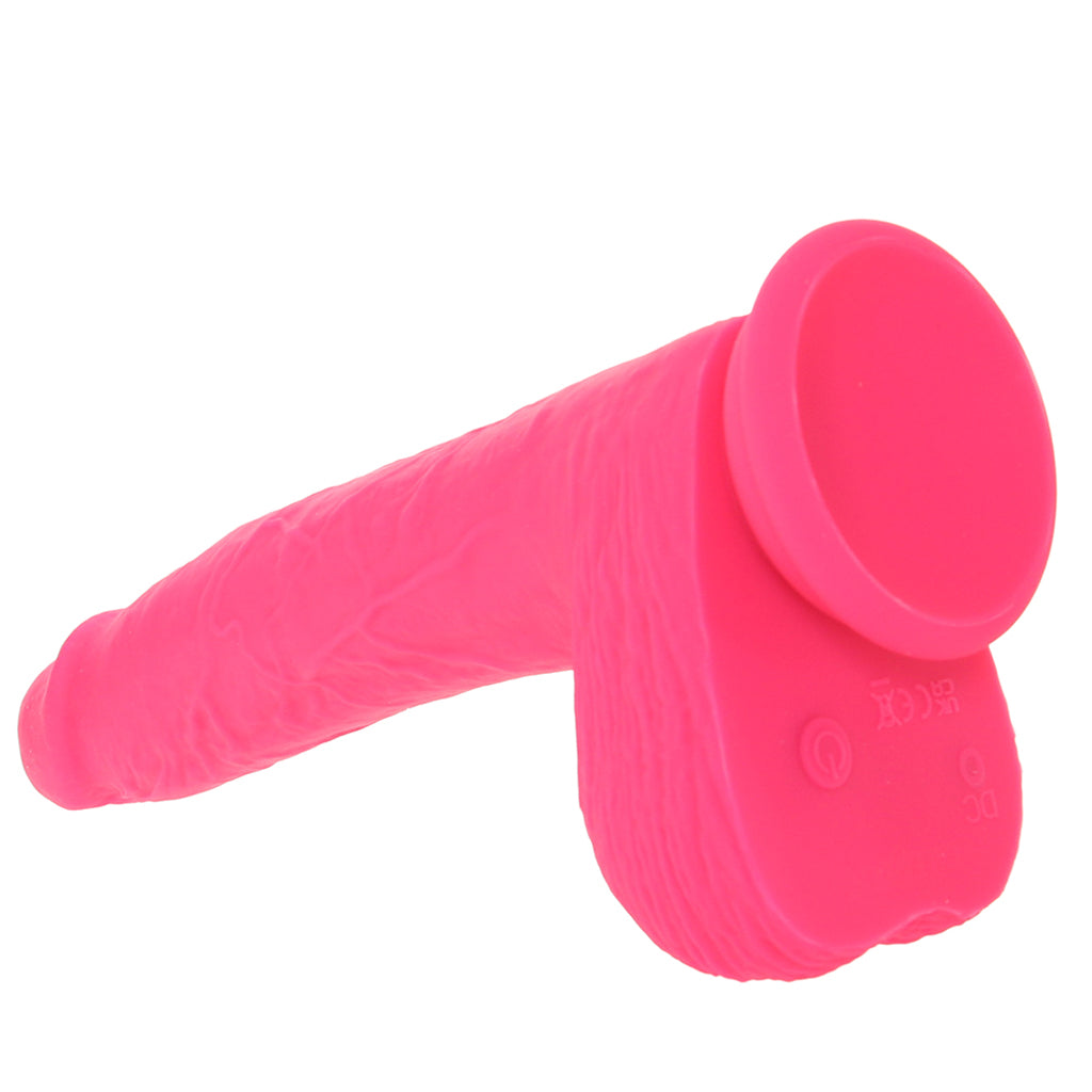 Studs Rumbling & Thrusting Vibe in Pink - Tophatter's Vibrator Deals Online Vibrators > Rechargeable Vibrators - Tophatter Daily Deals