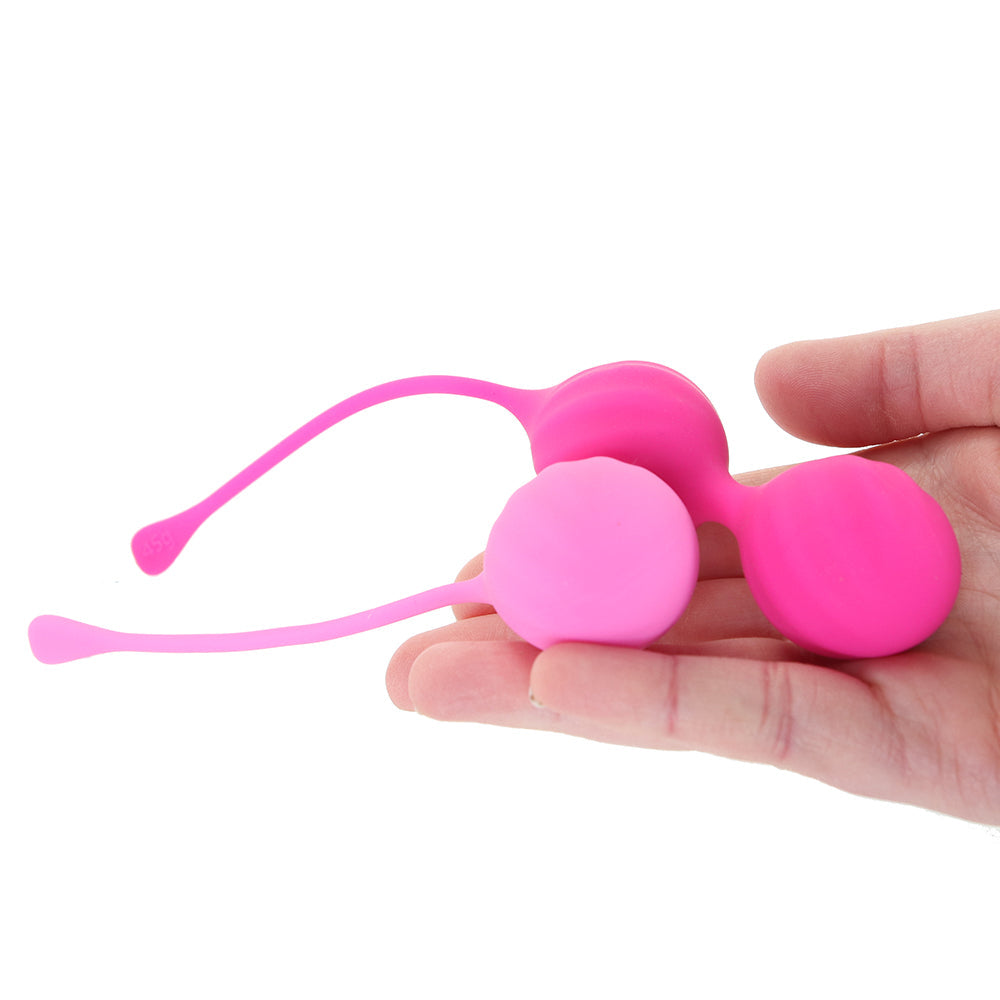 Tighten & Tone Kegel Training 2 Piece Set - Tophatter's Adult Sex Toys Online Kegel, Ben Wa and Pelvic Health Tools - Tophatter Daily Deals