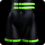 Ouch! Glow In The Dark Bondage Belt with Cuffs /M Bondage and Fetish > Men's Bondage Wear - Tophatter Daily Deals