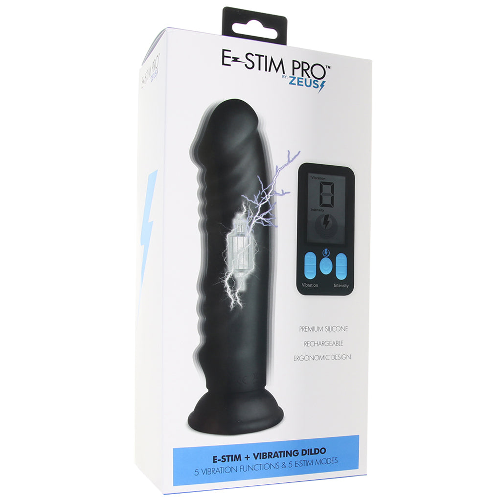 E-Stim Pro Vibrating Dildo - Tophatter's Vibrator Deals Online Vibrators > Realistic Vibrator Dildos - Tophatter Daily Deals