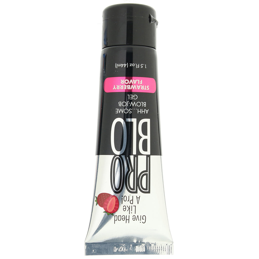 Pro Blo Flavored Oral Gel 1.5oz/44ml in Strawberry - Tophatter's Adult Products Lubes and Lotions > Female Enhancement - Tophatter Daily Deals