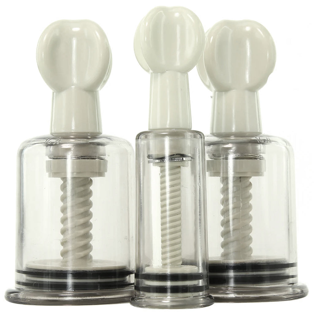 Clit & Nipple Suckers Set - Tophatter's Adult Products Bondage and Fetish > Nipple Stimulators & Clamps - Tophatter Daily Deals