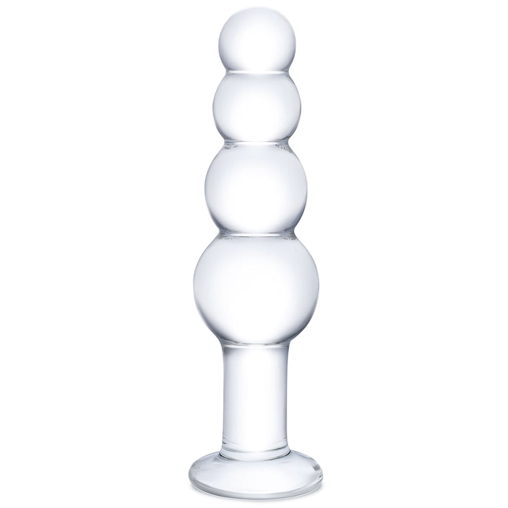 gläs 7.25 Inch Beaded Butt Plug - Tophatter's Adult Sex Toys Online Anal Sex Toys > Butt Plugs - Tophatter Daily Deals