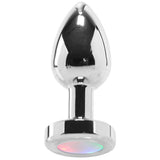 Booty Sparks Silver Light Up Anal Plug in Small - Tophatter's Adult Products Anal Sex Toys > Butt Plugs - Tophatter Daily Deals