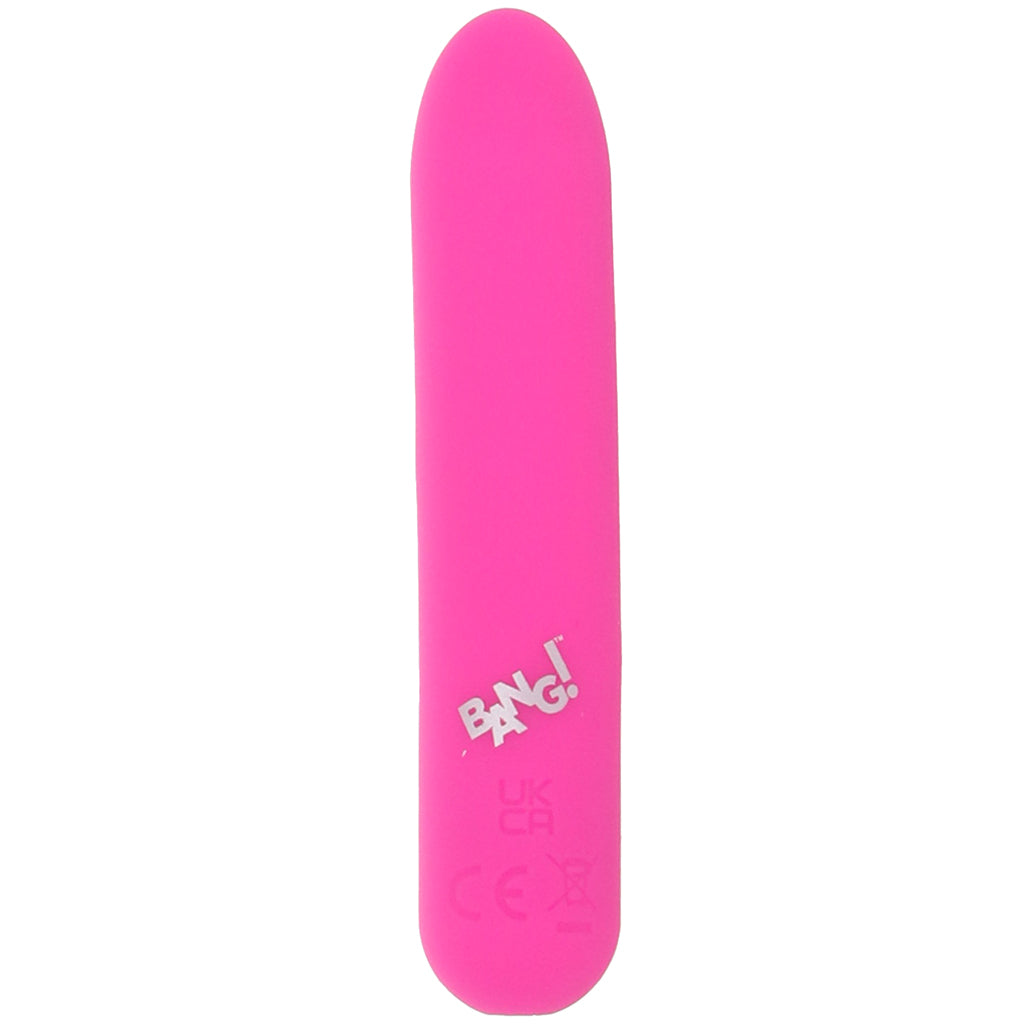 Bang! Flexible Tapered Silicone Bullet Vibe in Pink - Tophatter's Adult Sex Toys Online Vibrators > Bullet and Egg Vibrators - Tophatter Daily Deals