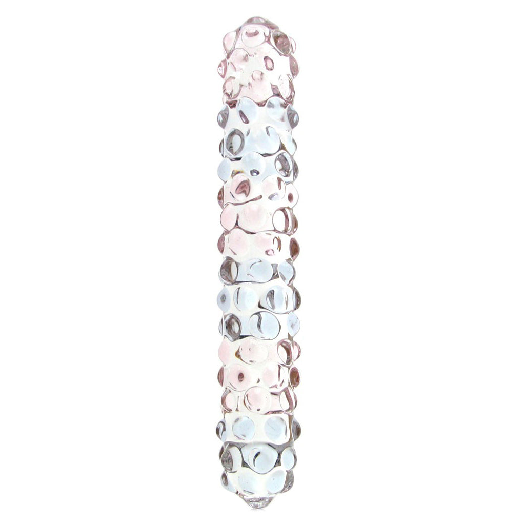 gläs 7 Inch Purple Rose Nubby Dildo Dildo Sex Toys > Pyrex Glass Dildos - Tophatter Daily Deals