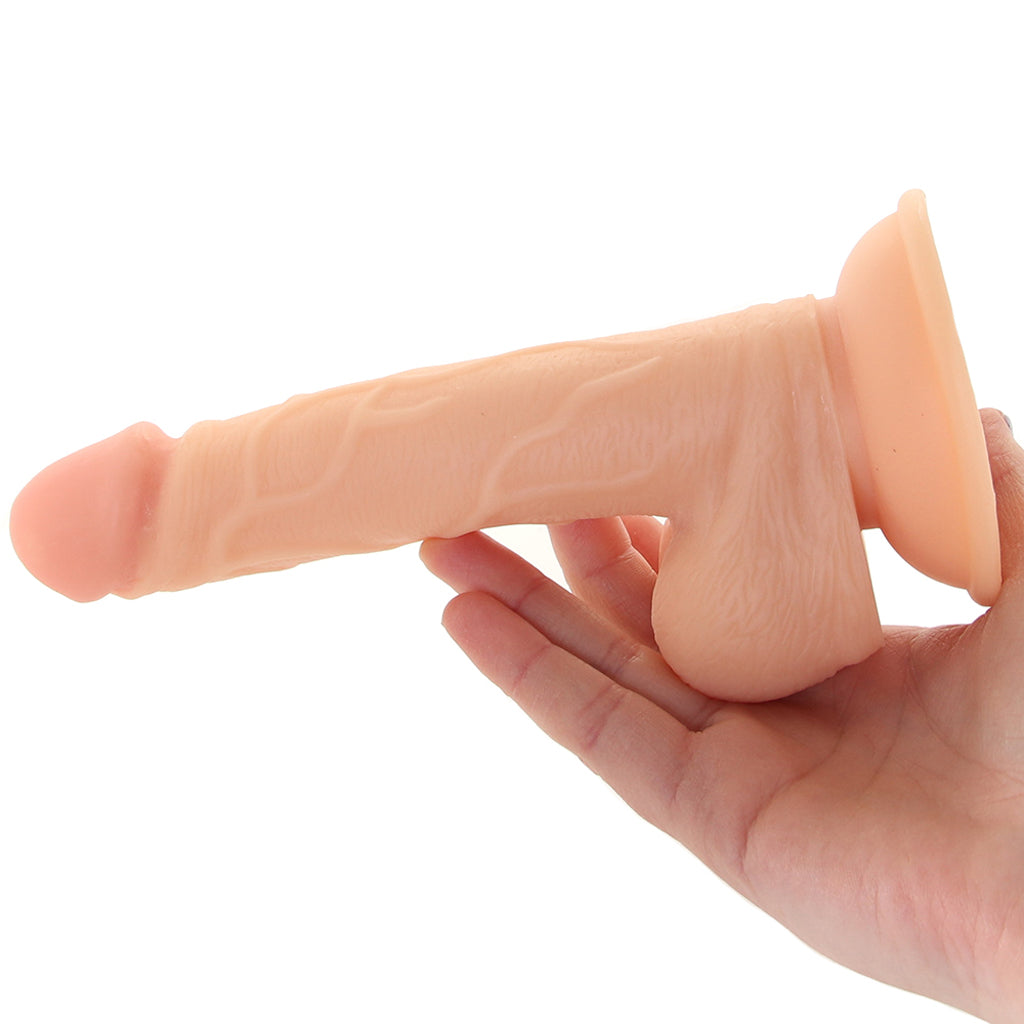 Pop Peckers 6.5 Inch Ballsy Dildo in Light Dildo Sex Toys > Realistic Dildos - Tophatter Daily Deals