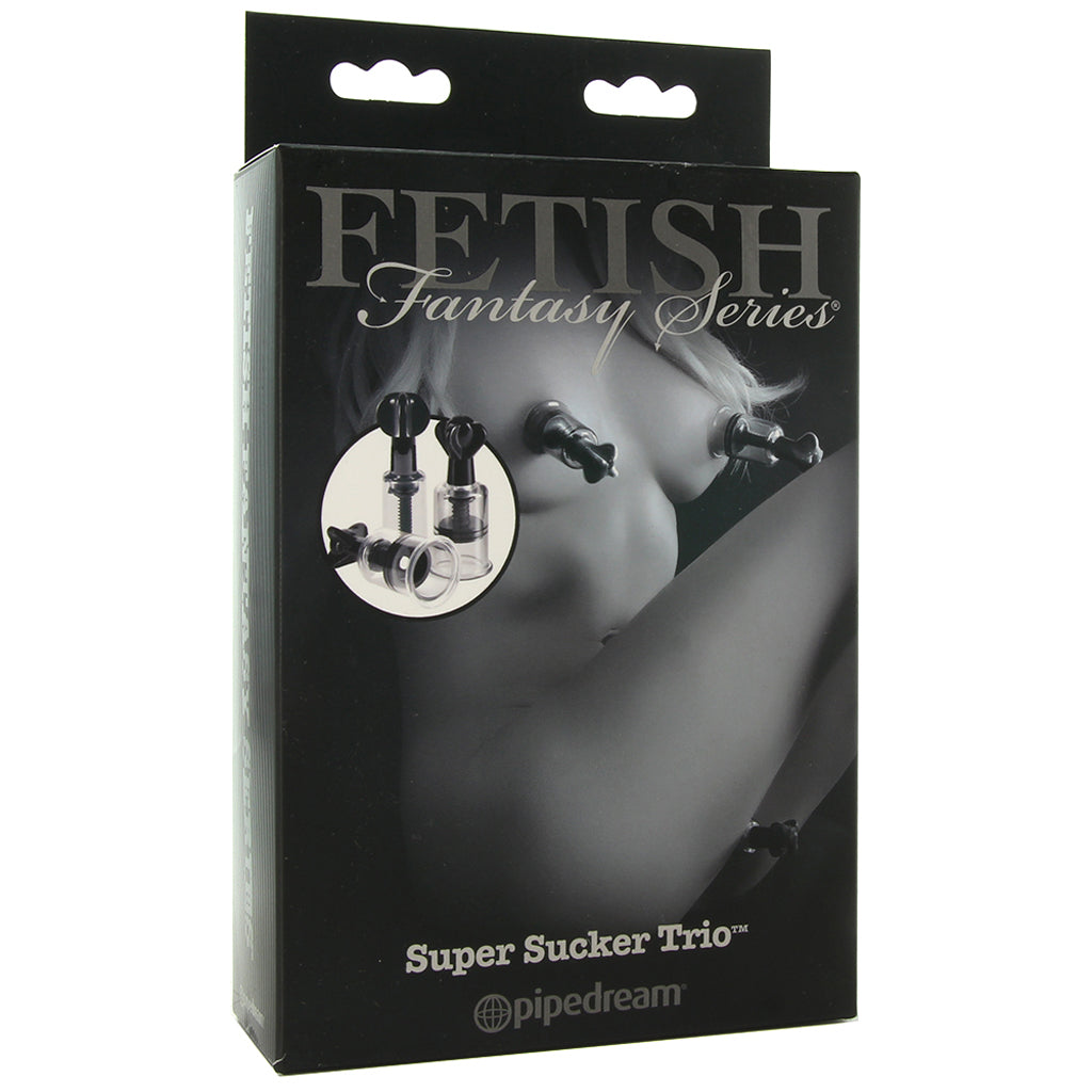 Super Suckers Nipple and Clitoral Pump Trio Bondage and Fetish > Tools & Accessories - Tophatter Daily Deals