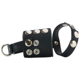 Blue Line Cock Ring with 2 Inch Ball Stretcher & Weight Rin Bondage and Fetish > Cock and Ball Devices - Tophatter Daily Deals