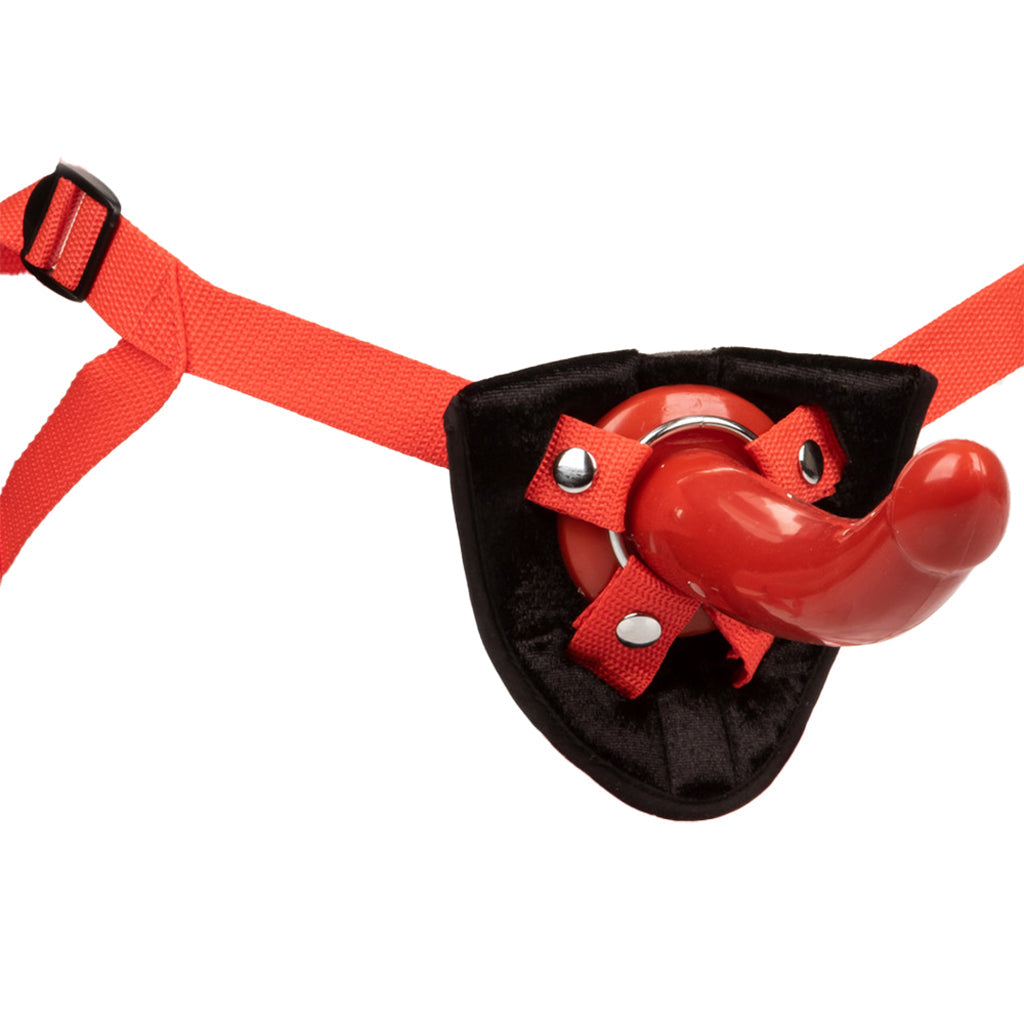 Red Rider Harness and G-Spot Dildo - Tophatter's Adult Products Dildo Sex Toys > Strap-On and Harnesses - Tophatter Daily Deals