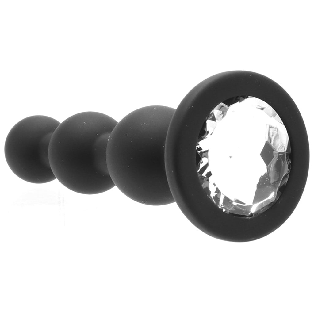 Ouch! Silicone Beaded Diamond Butt Plug - Tophatter's Adult Products Anal Sex Toys > Butt Plugs - Tophatter Daily Deals