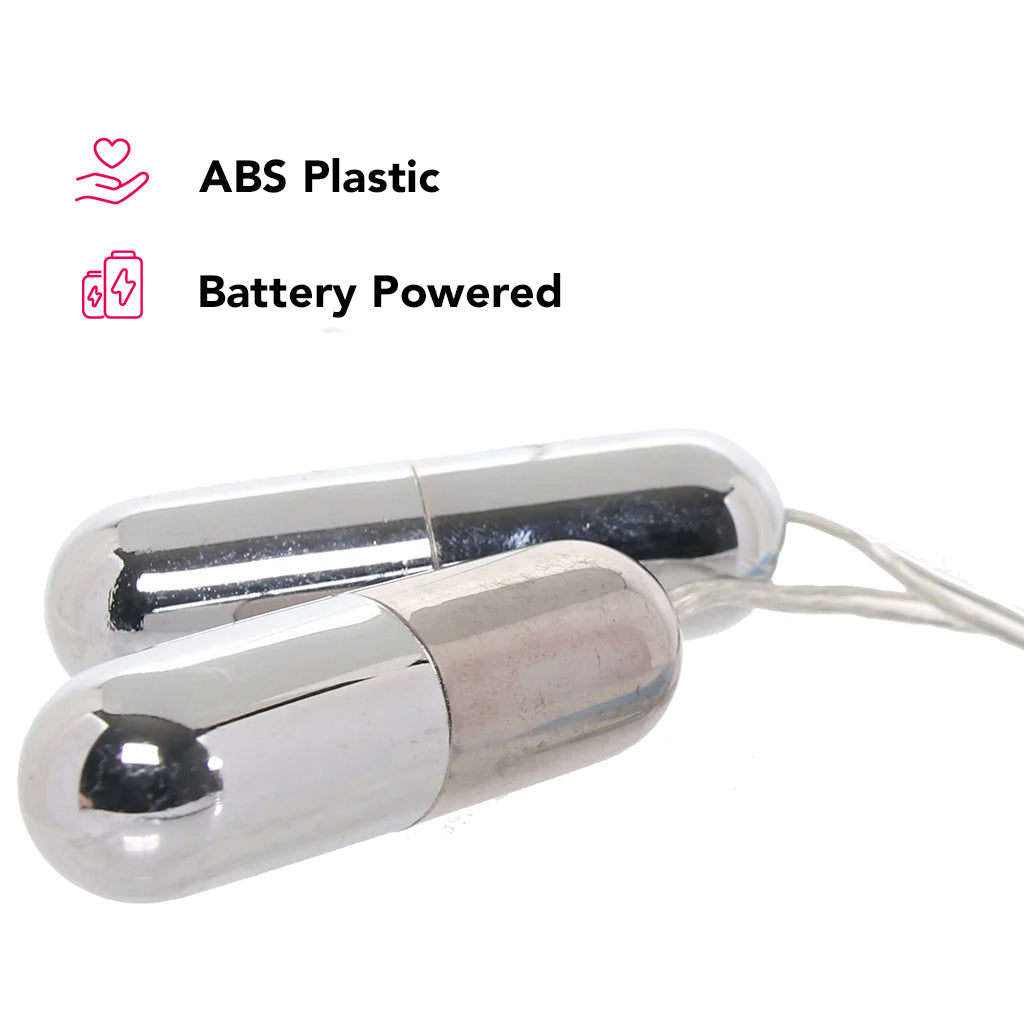 Impulse Slim Twin Bullets Vibe Vibrators > Bullet and Egg Vibrators - Tophatter Daily Deals