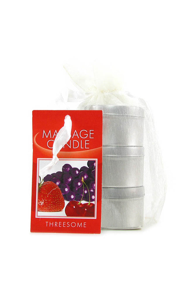 3-in-1 Candle Trio Gift Bag 2oz/60g in Fruit Mix - Tophatter's Adult Products Sensual Love > Massage - Tophatter Daily Deals