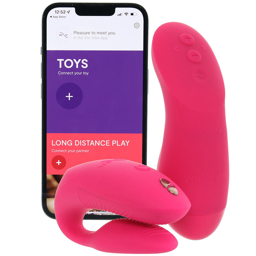 We-Vibe Chorus Pro Couples Vibe in Electric Pink - Tophatter's Vibrator Deals Online Vibrators > G-Spot Vibrators - Tophatter Daily Deals