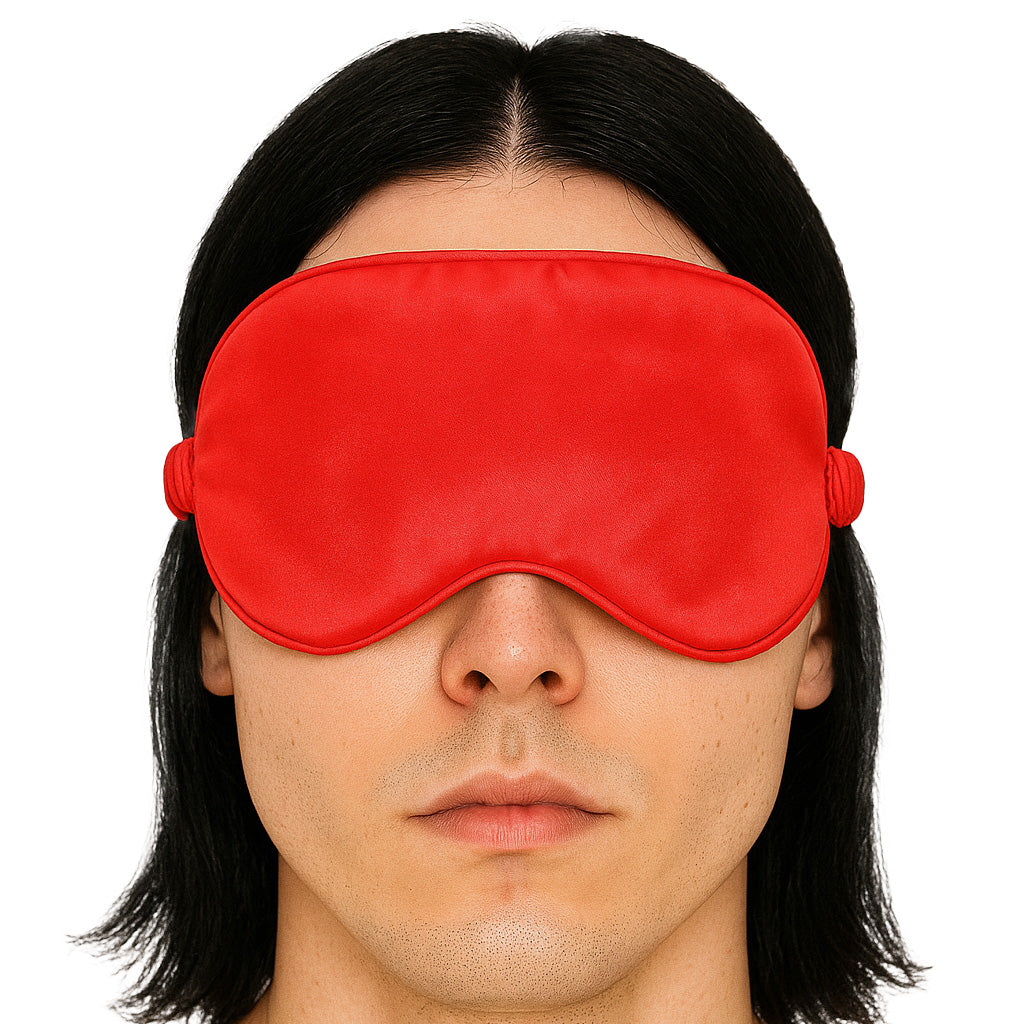 Ouch! Satin Blindfold in Red Bondage and Fetish > Pleasure Masks and Dress Up Play - Tophatter Daily Deals