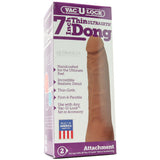 7 Inch Thin ULTRASKYN Vac-U-Lock Dildo in Brown - Tophatter's Adult Products Dildo Sex Toys > Realistic Dildos - Tophatter Daily Deals