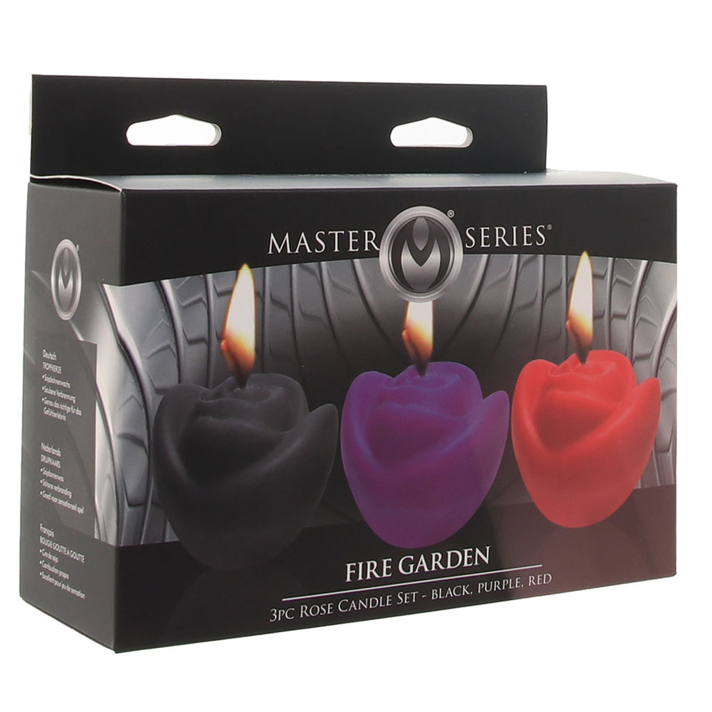 Master Series Fire Garden Drip Candle Trio Bondage and Fetish > Tools & Accessories - Tophatter Daily Deals