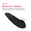 Womanizer Enhance Pleasure Air Vibe in Black Vibrators > Clitoral Suction & Stimulation - Tophatter Daily Deals