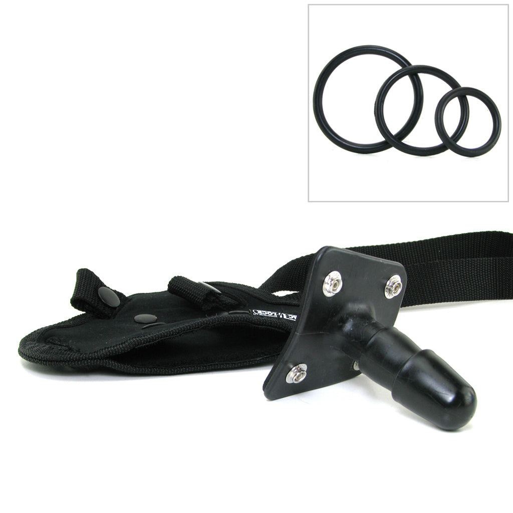 Platinum Edition Vac-U-Lock Luxe Harness with Plug Dildo Sex Toys > Strap-On and Harnesses - Tophatter Daily Deals